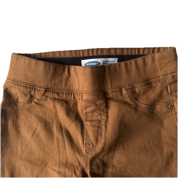 Old Navy Women's Jeans Rockstar Skinny Jegging Mid-Rise Stretch Brown Size 2 - Picture 4 of 8